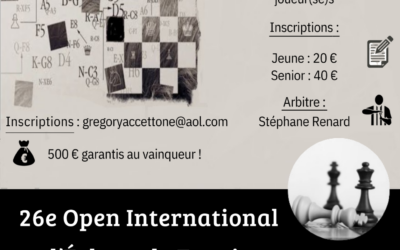 26e Open International de Fenain – 08 au 11 février 2025